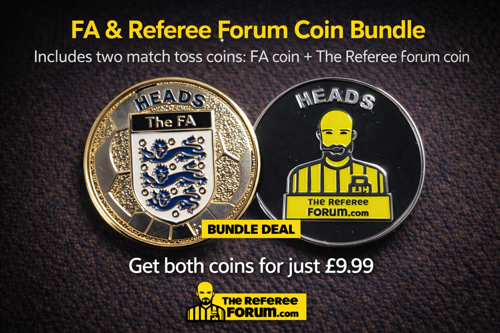 Referee Coin Bundle – FA + The Referee Forum Match Toss Coins