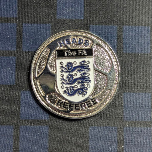Dual FA Referee Coin | Heads & Tails Match Toss Coin | Premium Metal Referee Coin