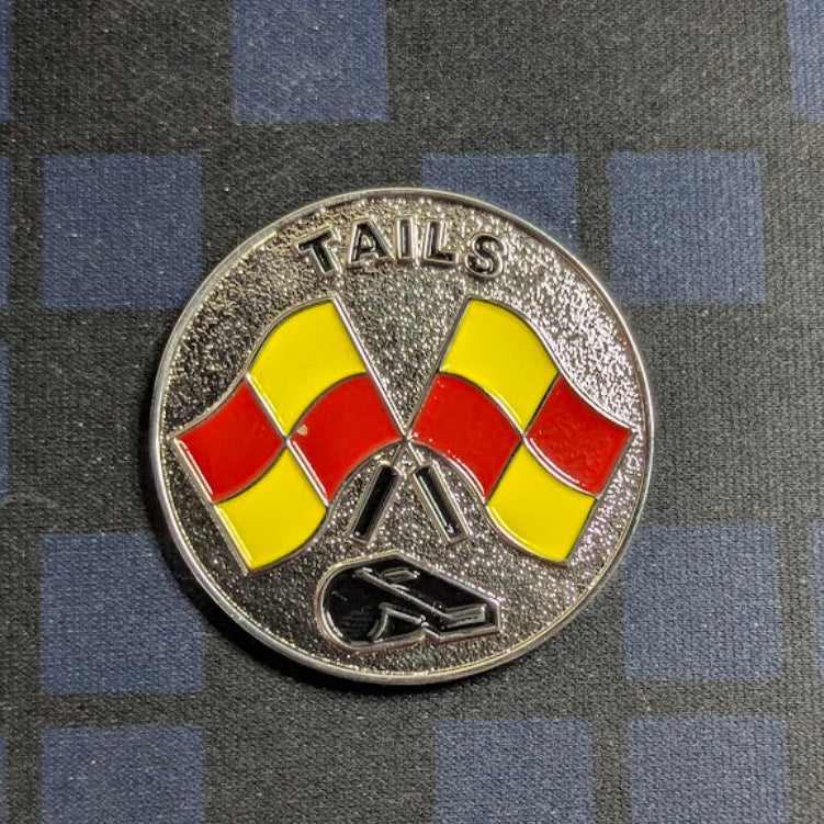 Dual FA Referee Coin | Heads & Tails Match Toss Coin | Premium Metal Referee Coin